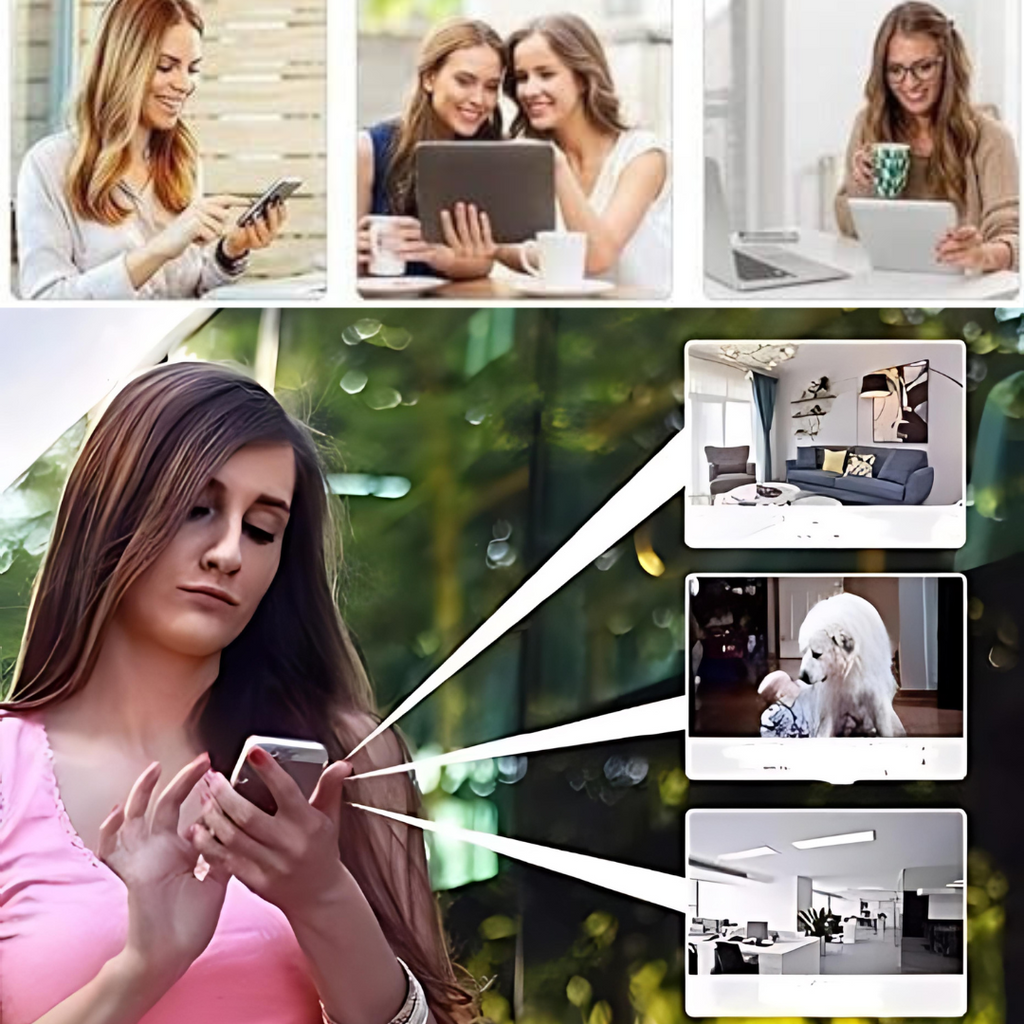 Sisica | 1080P WiFi Mini Security Camera with App Control
