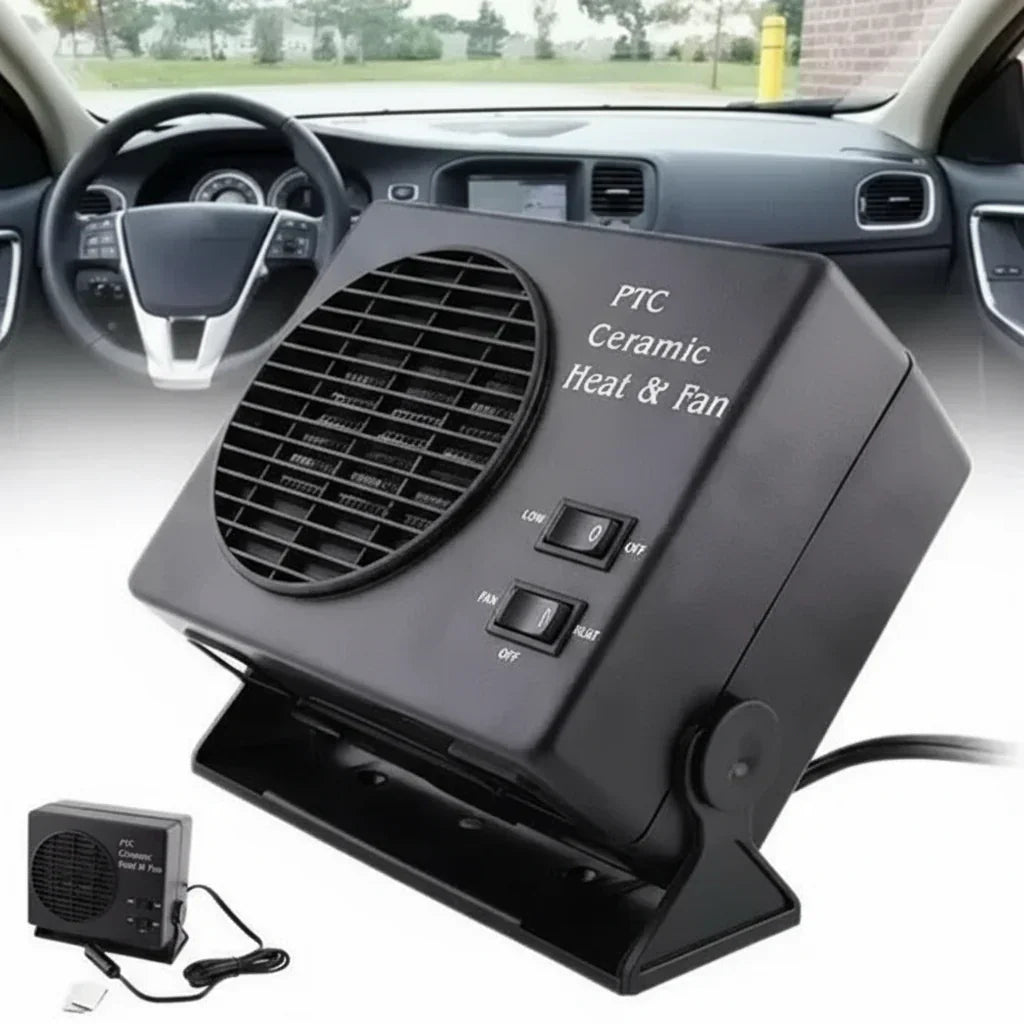 Sisica | 12V Ceramic Heater & Fan | 150-300W | Vehicle Defroster