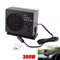 Sisica | 12V Ceramic Heater & Fan | 150-300W | Vehicle Defroster