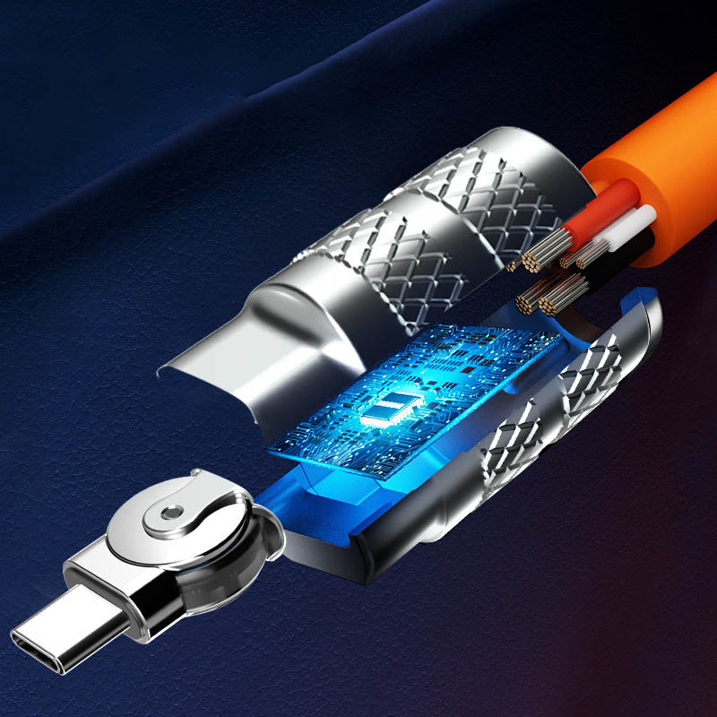Sisica | 180° Anti-Break Fast Charging Data Cable (120W)
