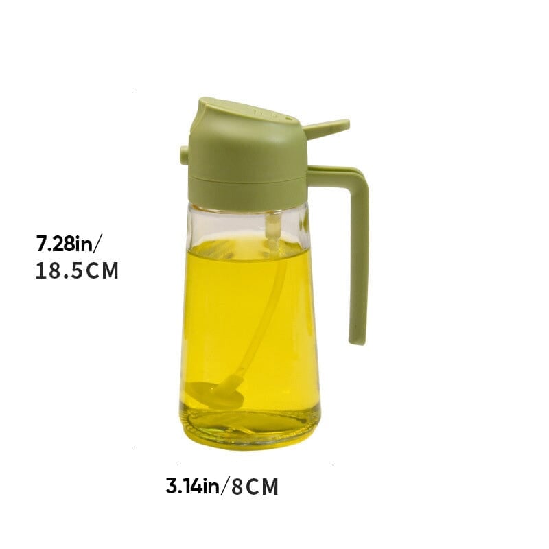 Charly | 2-in-1 Glass Oil Sprayer and Dispenser