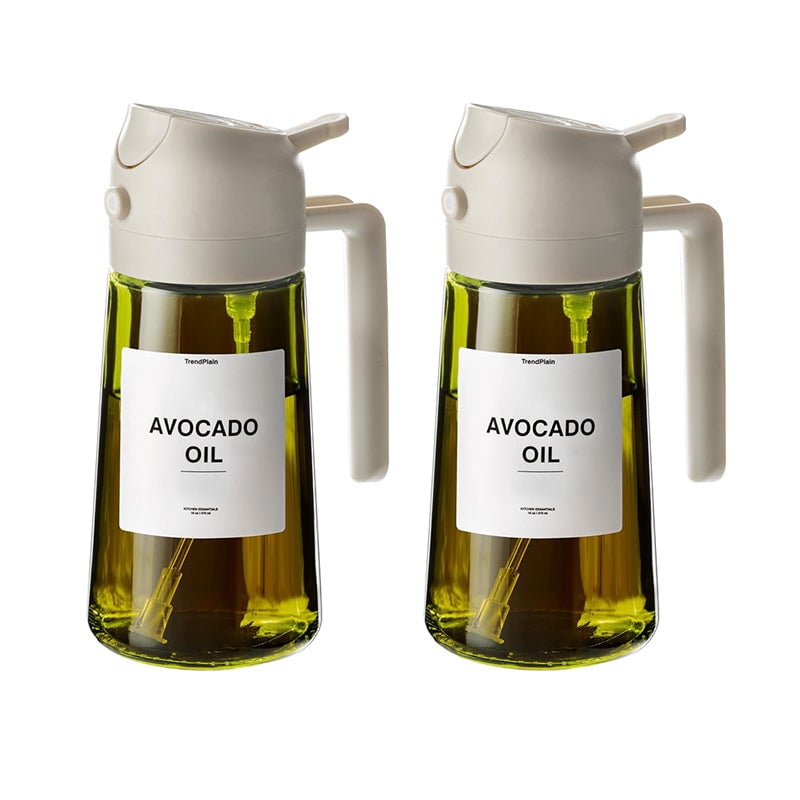 Sisica | 2-in-1 Glass Oil Sprayer and Dispenser