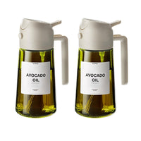 Sisica | 2-in-1 Glass Oil Sprayer and Dispenser