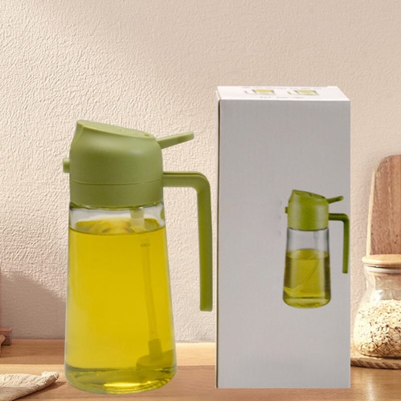 Sisica | 2-in-1 Glass Oil Sprayer and Dispenser