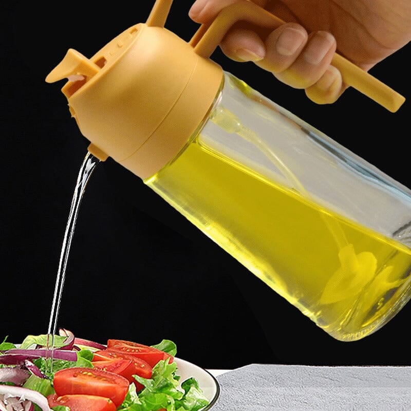 Sisica | 2-in-1 Glass Oil Sprayer and Dispenser