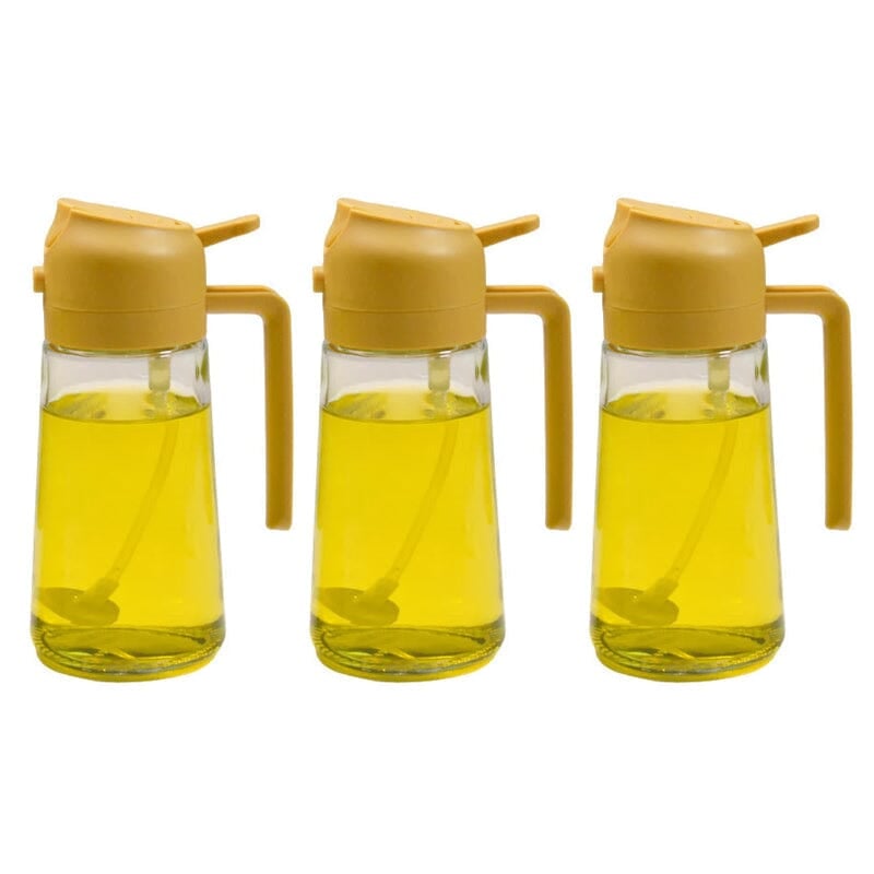 Sisica | 2-in-1 Glass Oil Sprayer and Dispenser