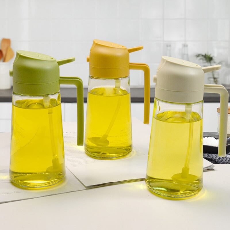 Sisica | 2-in-1 Glass Oil Sprayer and Dispenser