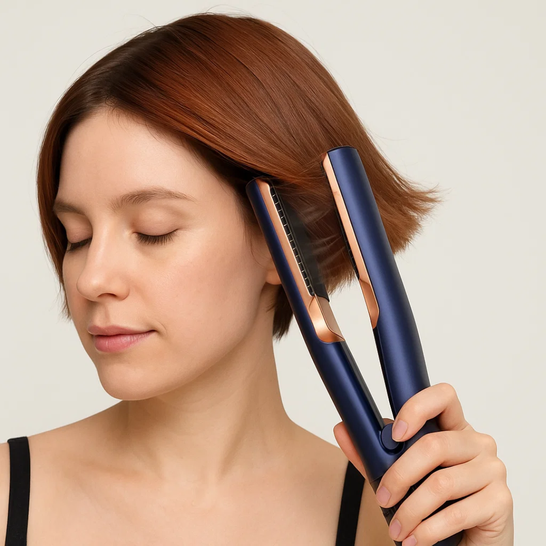 Sisica | 2-in-1 Hair Dryer & Straightener for Effortless Styling
