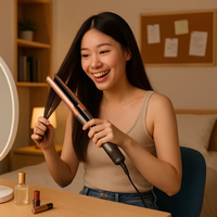 Sisica | 2-in-1 Hair Dryer & Straightener for Effortless Styling