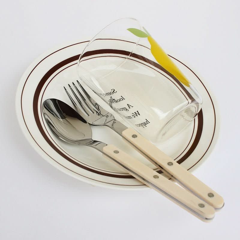 Sisica | 24-piece stainless steel cutlery set with engraving
