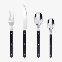 Charly | 24-piece stainless steel cutlery set with engraving