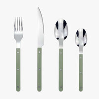 Charly | 24-piece stainless steel cutlery set with engraving
