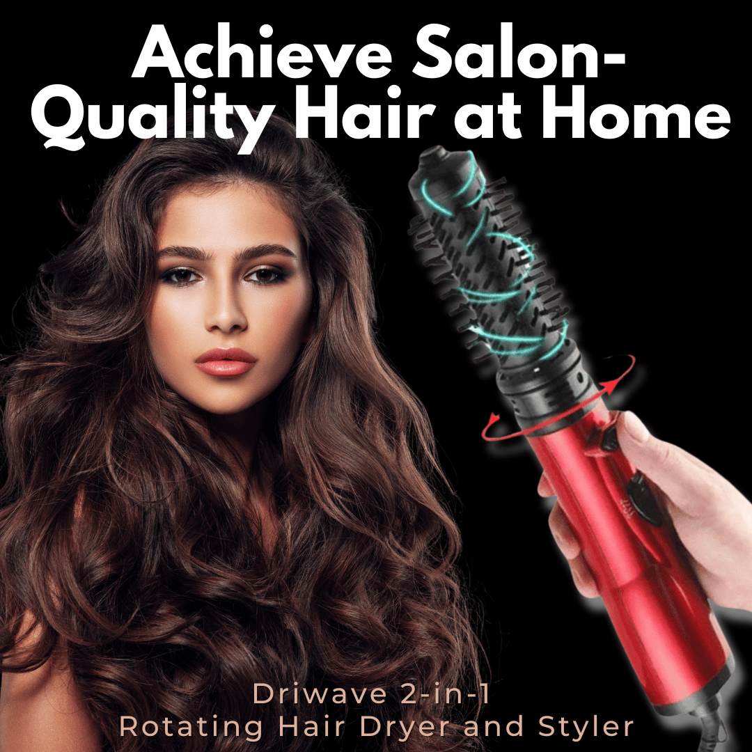 Sisica | 3-in-1 Rotating Hair Dryer & Styler with Temp Control