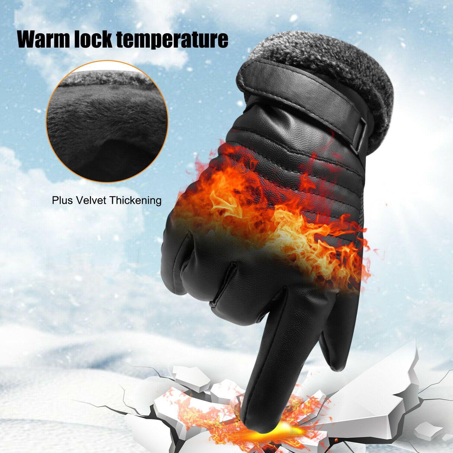Sisica | Warm Leather Gloves for -30℃ Winters | Touchscreen Enabled