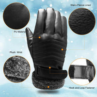 Sisica | Warm Leather Gloves for -30℃ Winters | Touchscreen Enabled