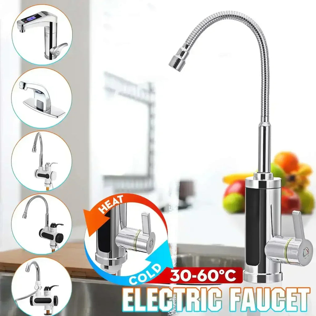 Sisica | 3000W Electric Kitchen Faucet with Instant Hot Water - FlowHeat