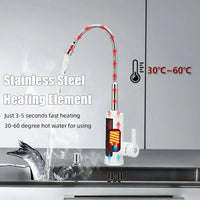 Sisica | 3000W Electric Kitchen Faucet with Instant Hot Water - FlowHeat