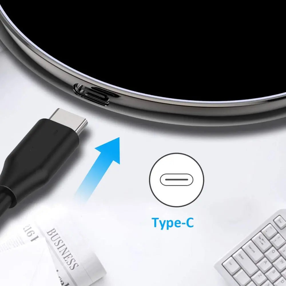 Sisica | 30W Fast Wireless Charging Pad | Premium USB C Charging Cable MagSafe Charger for Apple iPhone, Samsung & Android - Fast Wireless Charging Pad