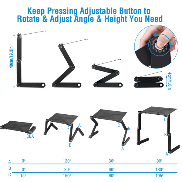 Sisica | 360° Ergonomic Laptop Stand - FlexStand
