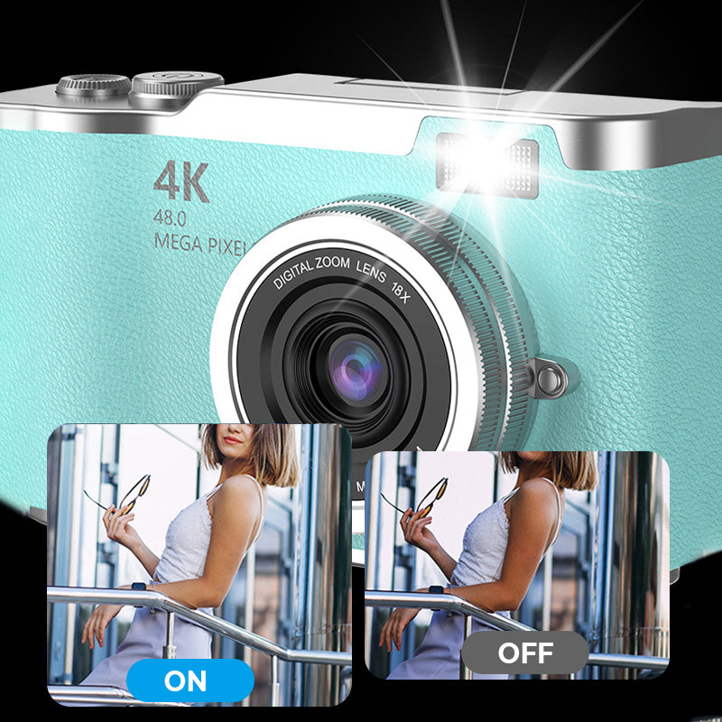 Sisica | 4K HD Flip Screen Digital Camera