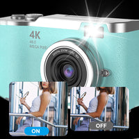 Sisica | 4K HD Flip Screen Digital Camera