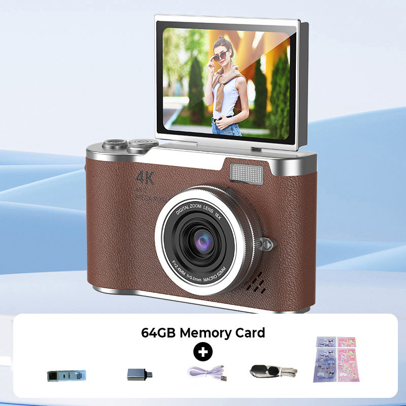 Charly | 4K HD Flip Screen Digital Camera