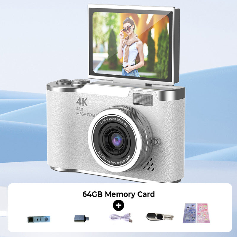Sisica | 4K HD Flip Screen Digital Camera