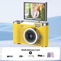 Sisica | 4K HD Flip Screen Digital Camera
