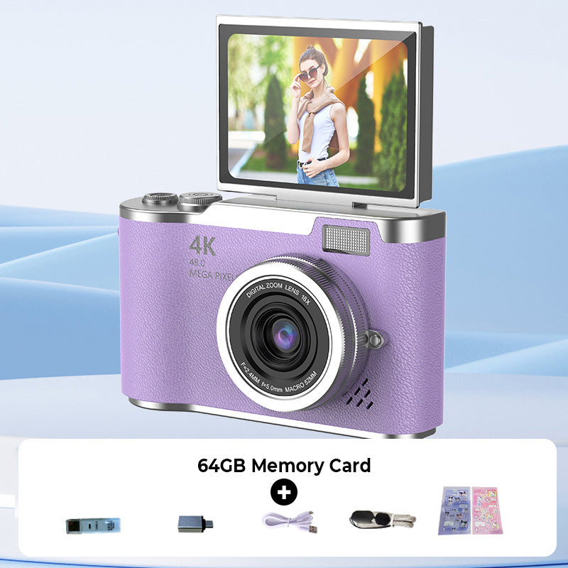 Charly | 4K HD Flip Screen Digital Camera