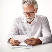 Sisica | 5X Neck Magnifier - Hands-Free for Seniors, Crafts