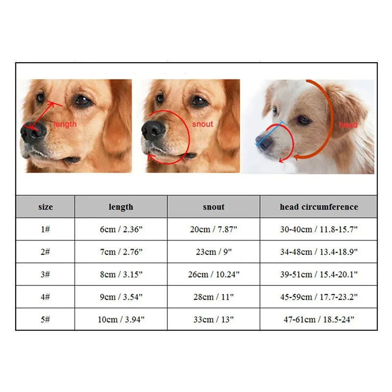 Sisica | Adjustable Silicone Dog Muzzle | Anti-Bite, Training & Barking Control
