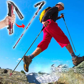 Sisica | Adjustable Trekking Poles - Collapsible Telescopic Rod