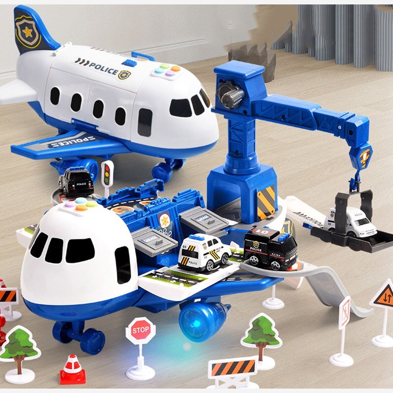 Sisica Transport Plane & Vehicle Play Set | Fun, Safe, Educational Toy