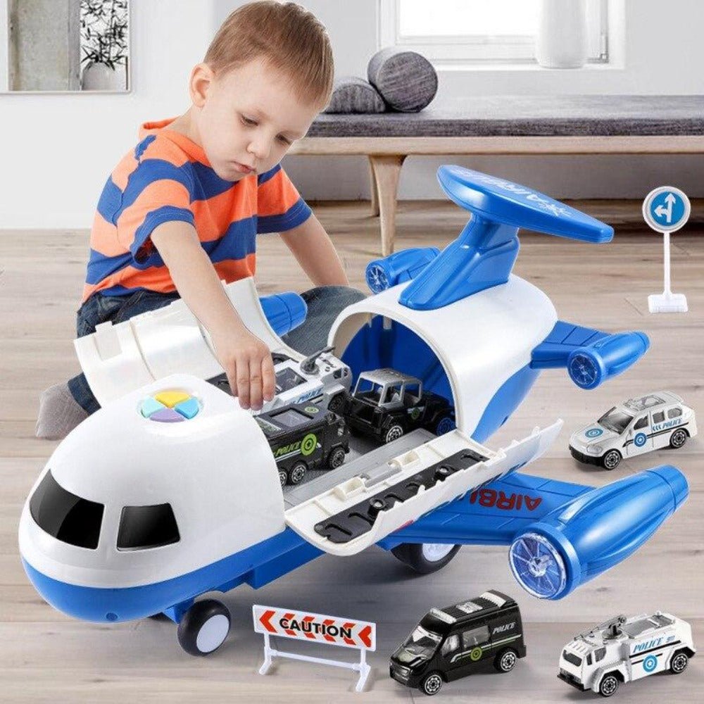Sisica Transport Plane & Vehicle Play Set | Fun, Safe, Educational Toy