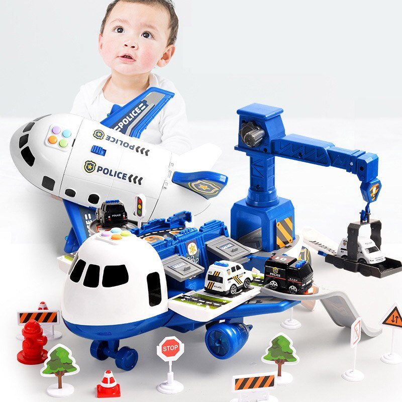 Sisica Transport Plane & Vehicle Play Set | Fun, Safe, Educational Toy