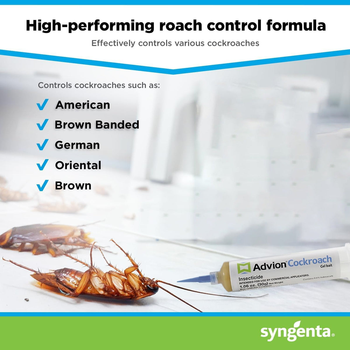 Advion Gel Bait for Cockroach Control | Insecticide Syringe