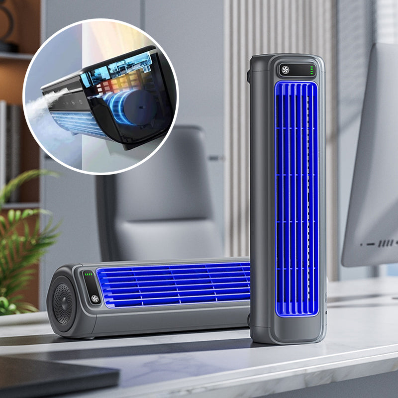 Sisica | AirWave – Portable Rechargeable Air Conditioner with 12-Hour Battery Life