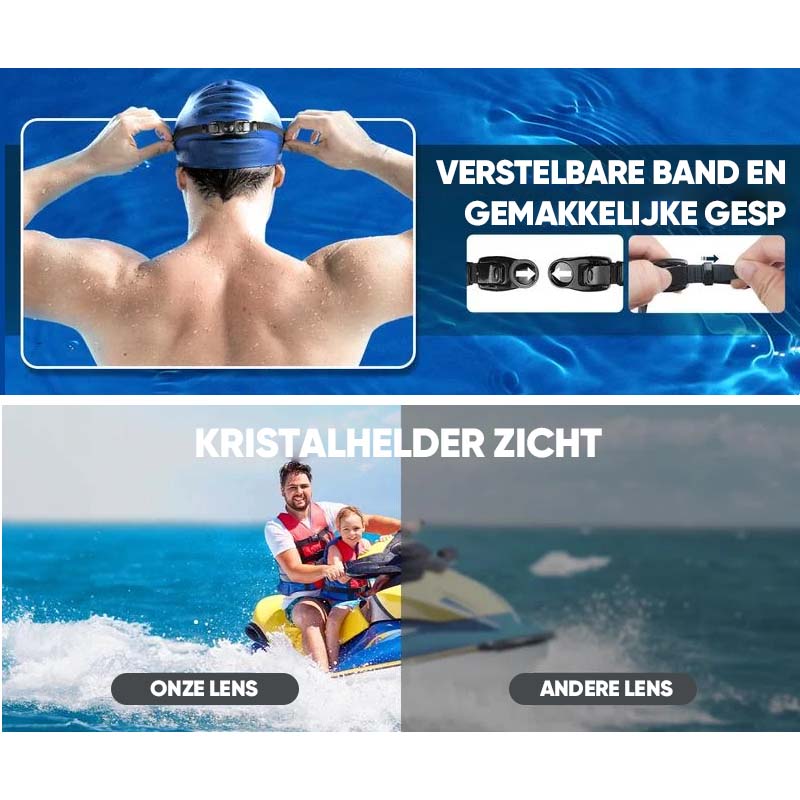 Sisica | Anti-Fog Swim Goggles
