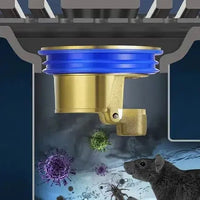 Sisica | Brass Drain Insert Stops Odors & Clogs