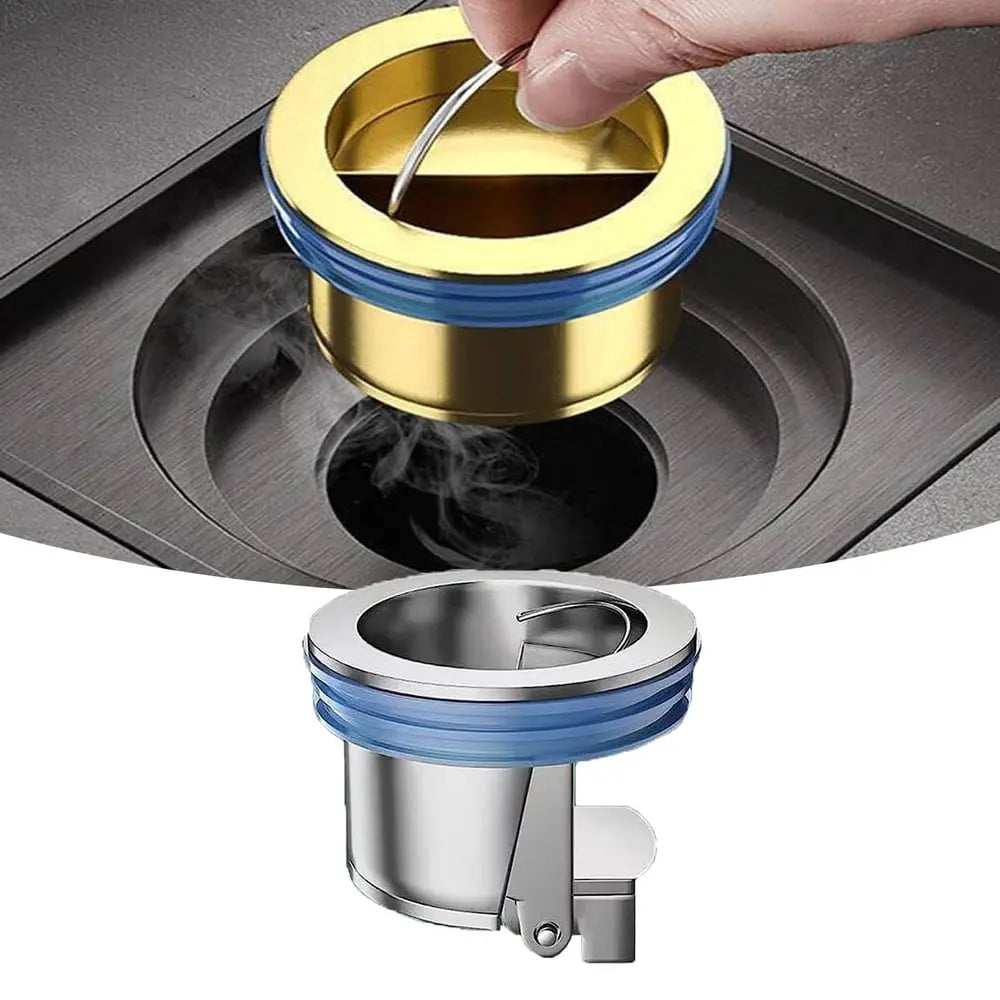 Sisica | Brass Drain Insert Stops Odors & Clogs