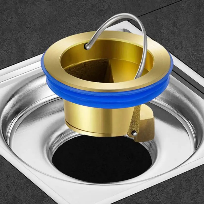 Sisica | Brass Drain Insert Stops Odors & Clogs