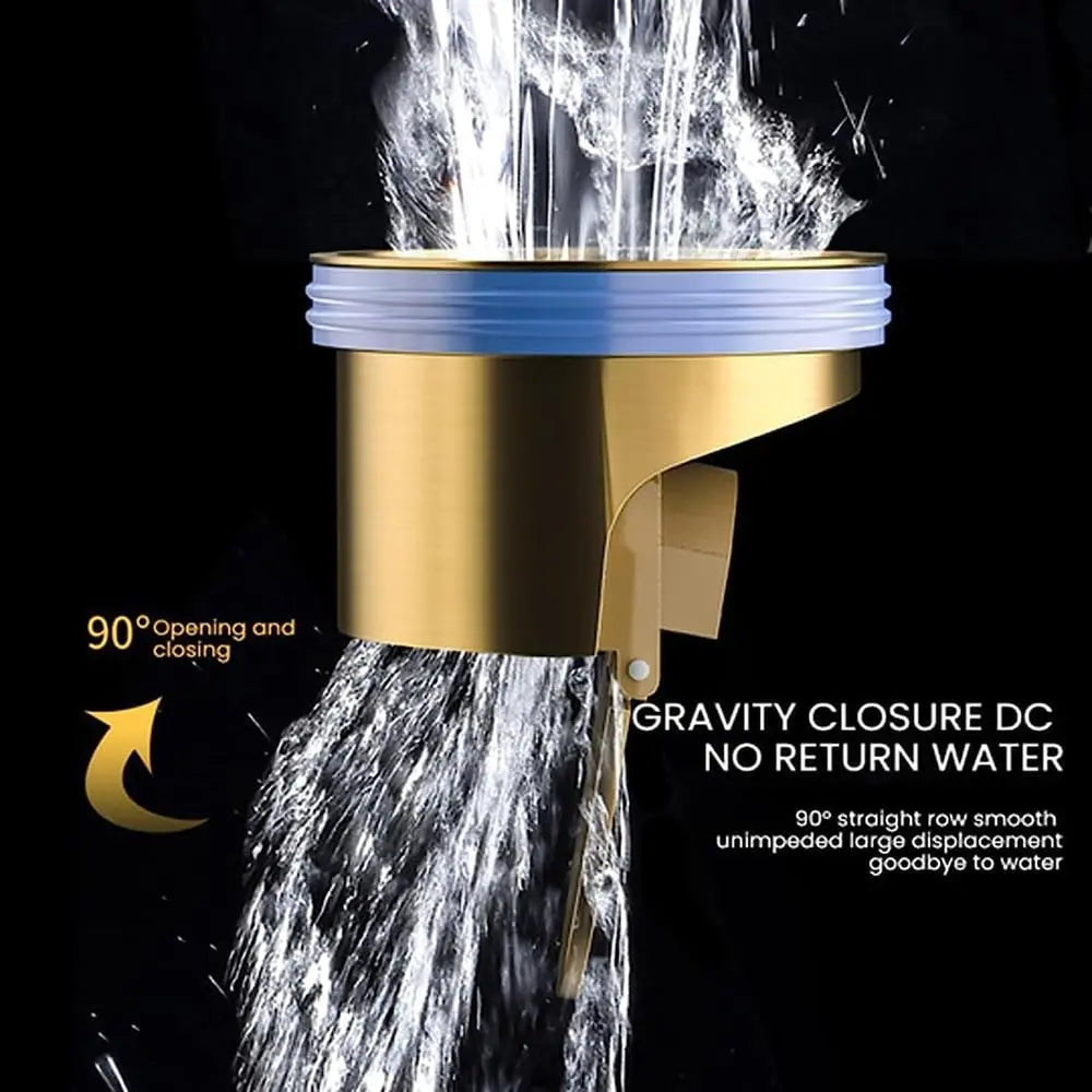 Sisica | Brass Drain Insert Stops Odors & Clogs