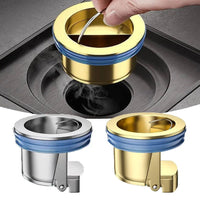 Sisica | Brass Drain Insert Stops Odors & Clogs