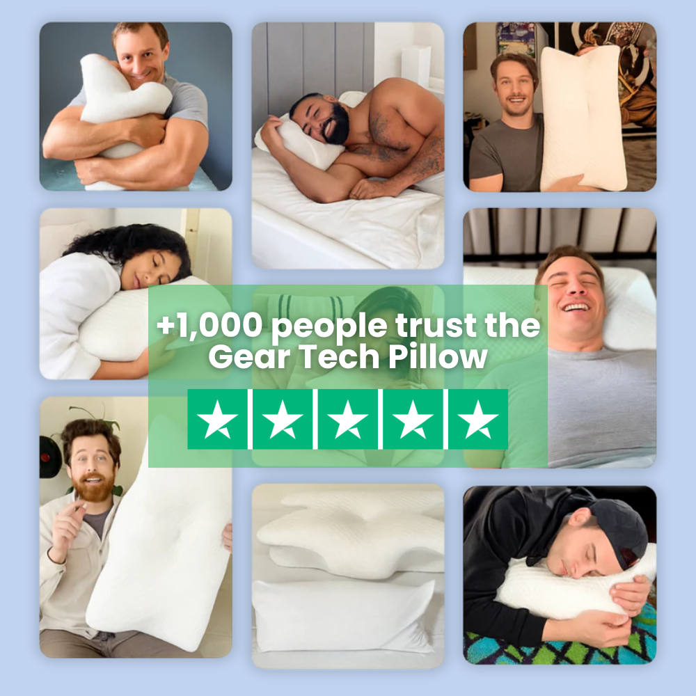 Sisica | Ergonomic Pillow for Neck Comfort & Snore Reduction | White