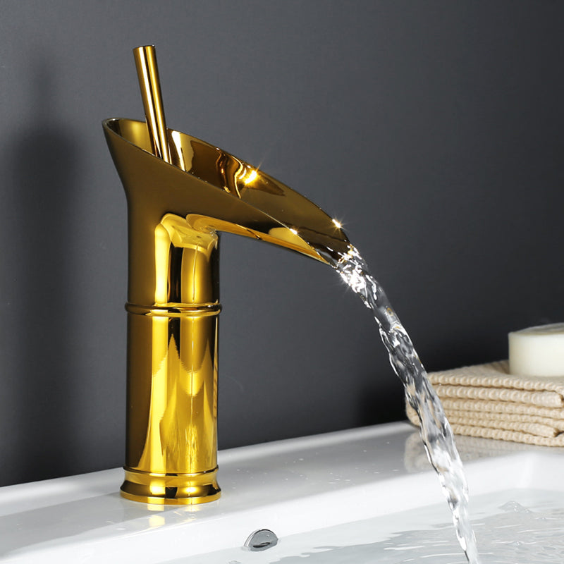 Sisica | Brass Waterfall Sink Faucet - Antique Style
