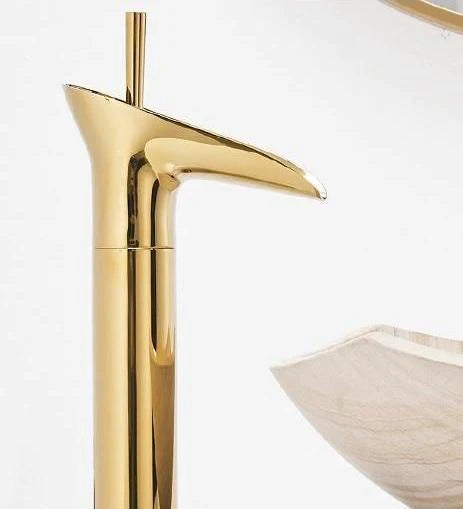 Sisica | Brass Waterfall Sink Faucet - Antique Style
