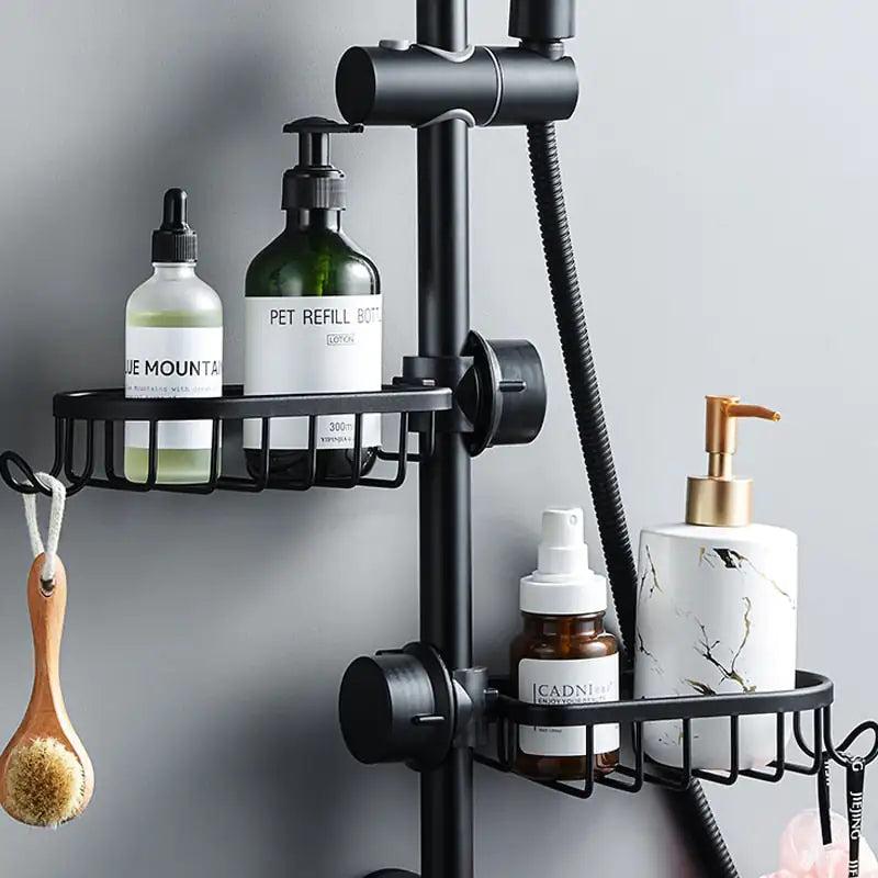 Charly | AquaGrip Shower Shelf – Practical, Rust-Free and Space-Saving