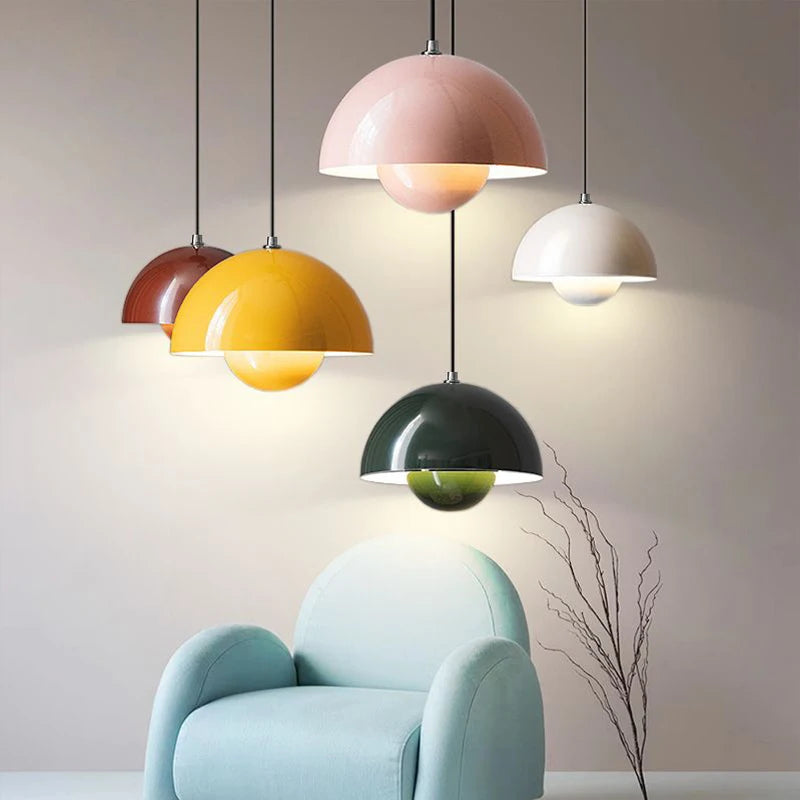 Sisica | AuraLuxe LED Pendant Lamp | Modern Design | Dimmable Mood Light | Elegant Lighting for Dining Room & Living Room