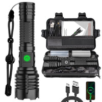 Banral Super Bright LED Flashlight - 100000 Lumens, IPX6 Waterproof