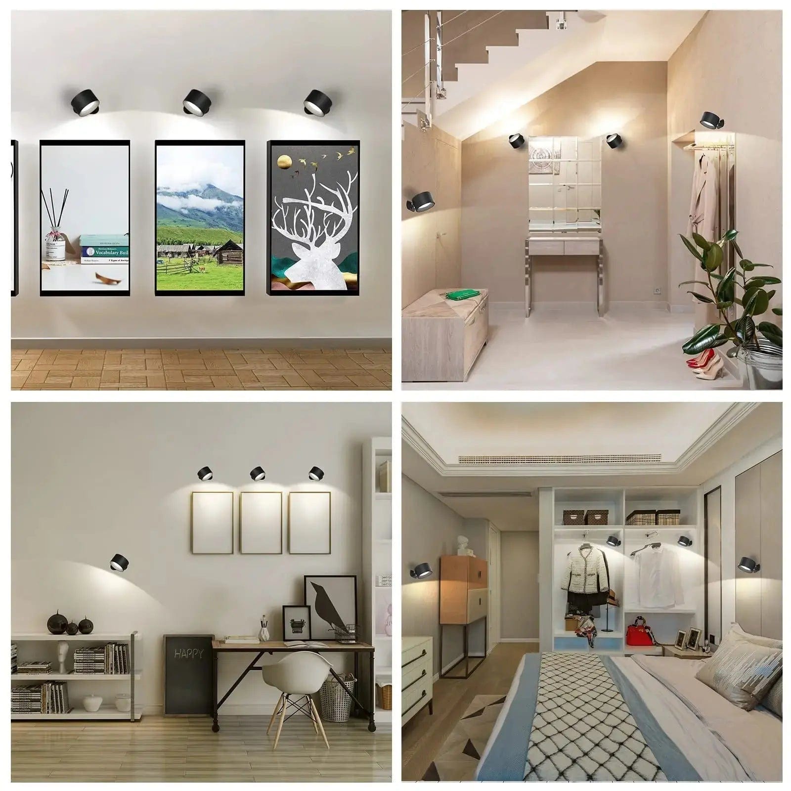 Sisica Wireless Wall Light - Rechargeable & 360° Adjustable